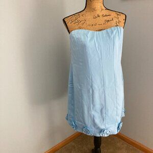 Forever 21 Strapless Light Blue Mini Dress NWT Women Size 1X